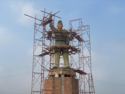 Patung Bung Karno di Banyuasin Dibangun Ulang