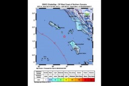 Gempa Magnitudo 5,3 Guncang Nias