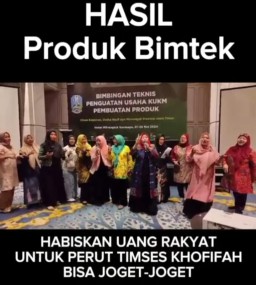 Baca juga : Dinkop Jatim Hentikan Pelatihan UMKM Bermuatan Kampanye Terselubung Khofifah