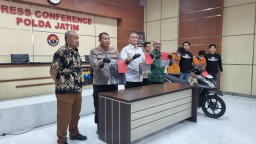 Polda Jatim Tangkap Jambret Mahasiswi UINSA Hingga Meninggal