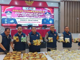 Polda Jatim Gagalkan 88 Kg Sabu Jaringan DPO Fredy Pratama