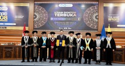 Ujian Terbuka Gelar Doktor, AHY Dapat Pertanyaan Menohok Ambisi Jabatan dari Akademika Unair 