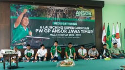 PW GP Ansor Launching Kepengurusan dengan Tagline Jatim Navigator Ansor Masa Depan 