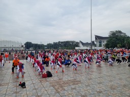 Ribuan Warga Meriahkan Minggu Bugar Bersama Dispora Sumut dan KORMI