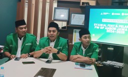 Jalan A. Yani Surabaya Ditutup Saat Ribuan Kader Ansor-TNI Gelar Apel Akbar