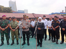 Polda Jatim Pimpin Apel Siaga Nasional Tanggap Bencana Hadapi Cuaca Ekstrem