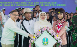 Pendidikan Gubernur Khofifah Revitalisasi 26 SMA/SMK/SLB di Kediri, Strategi Putus Ketimpangan Pendidikan