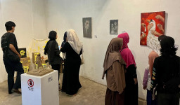 Pelajar Gresik Gelar Pameran Randome, Angkat Proses dan Eksplorasi Jadi Kekuatan Seni