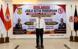 Rakerprov Lemkari Jatim Soroti Krisis Karateka Berprestasi, Target Bentuk 30 Cabang dan Cetak Atlet Nasional