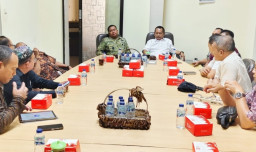 Danrem 084/Bhaskara Jaya Gandeng PWI Jatim Sosialisasikan Program Yonif TP ke Masyarakat