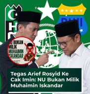 Sentil Cak Imin soal NU Terpuruk karena Alumni HMI, Arief Rosyid: NU Bukan Milik Muhaimin Iskandar