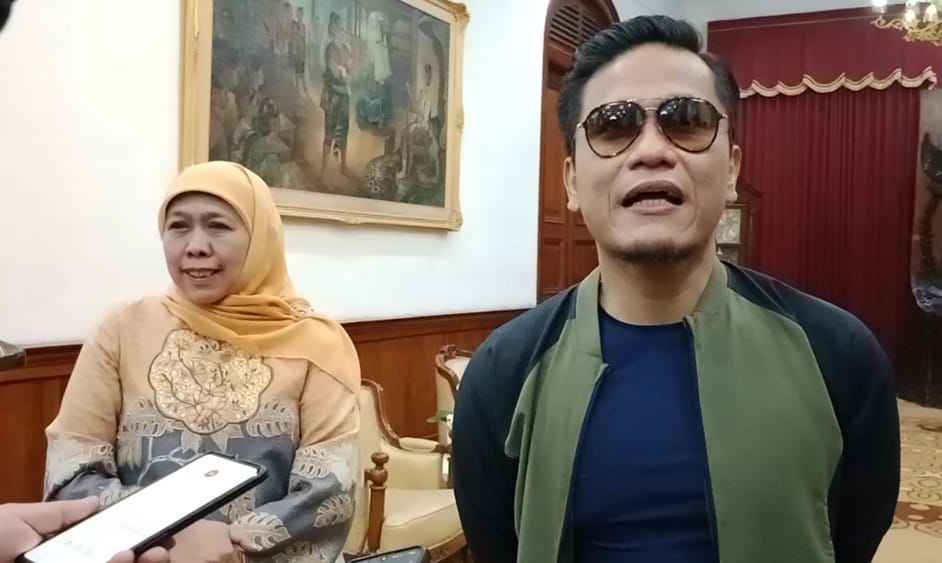 Gus Miftah saat temui Khofifah di Gedung Negara Grahadi Surabaya. (Dok: Jurnas.net)