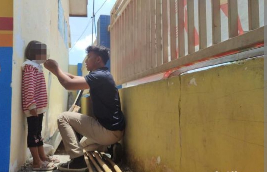 Bocah SD korban perundungan kakak kelas di Menganti, Kab. Gresik. (Istimewa)