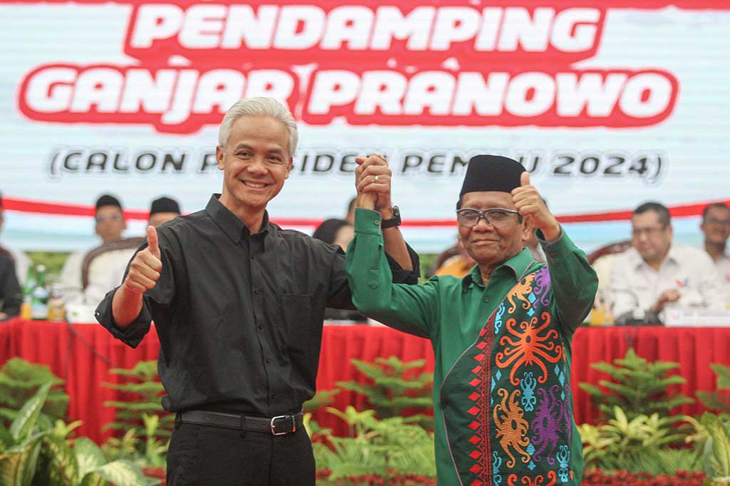 Ganjar Pranowo dan Mahfud MD. (istimewa)