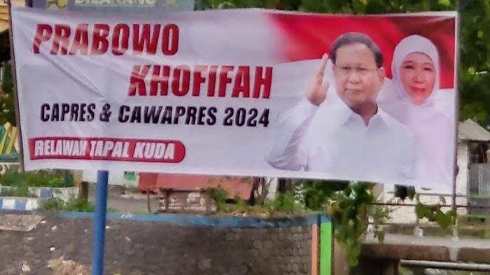 Baliho duet Prabowo dan Khofifah untuk Pilpres 2024. (Istimewa)