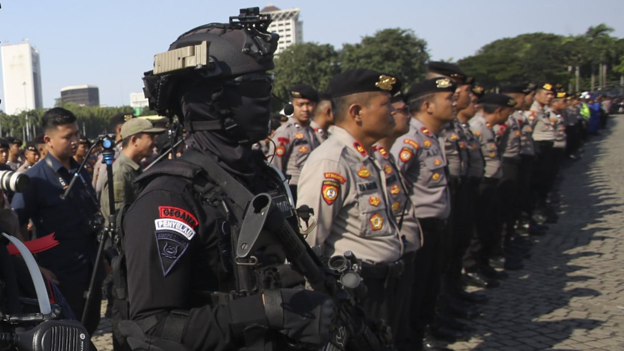 Ilustrasi - personel Polri