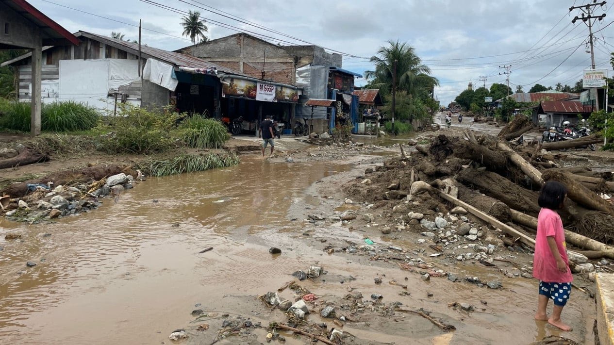 Kabupaten Aceh Tenggara pasca banjir bandang. (Dok: Humas BNPB)