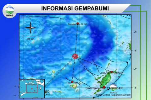 Gempa bumi di Ambon. (Istimewa)