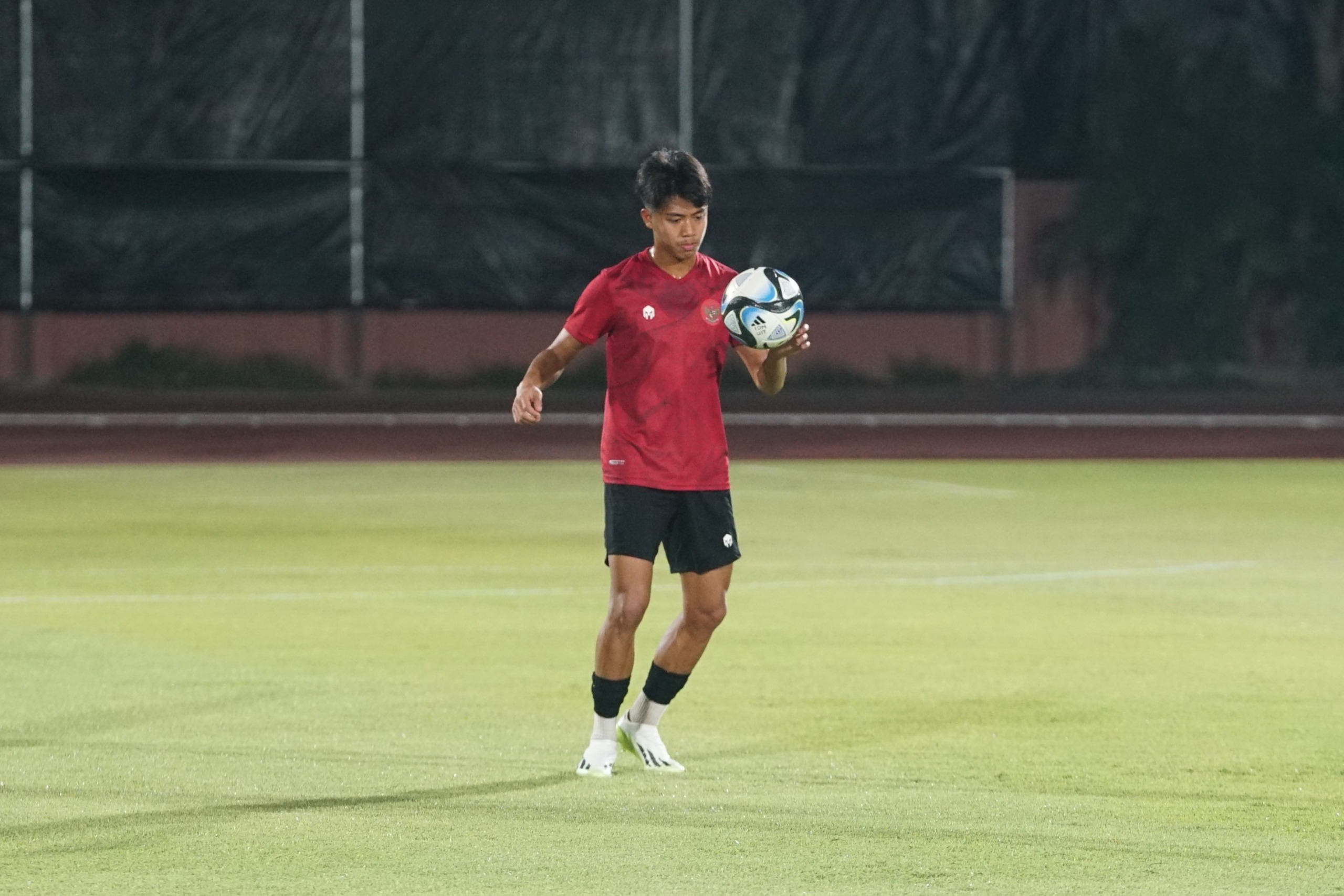 Gelandang tim nasional (Timnas) U-17 Indonesia, Figo Dennis. (Dok: PSSI)