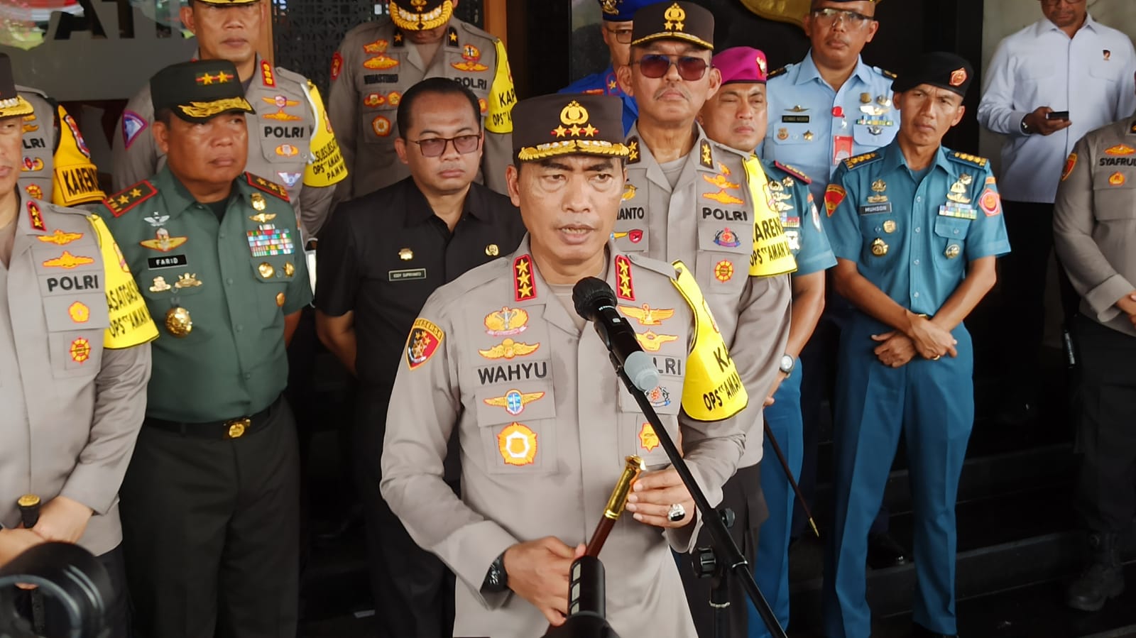 Kabareskrim Polri Komjen Wahyu Widada sekaligus Kasatgas Ops Aman Bacuya 2023. (Dok: Jurnas.net)