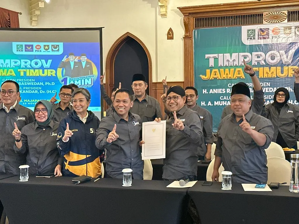 Timprov AMIN Target Unggul 60 Persen Untuk Menang Satu Putaran di Jatim