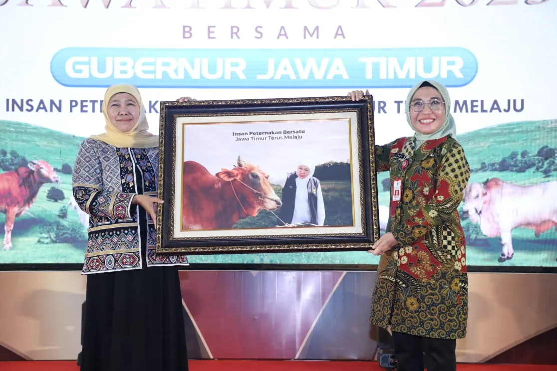 Khofifah Ajak Insan Peternakan Jatim Kerja Maksimal, Guna Wujudkan Indonesia Swasembada Daging