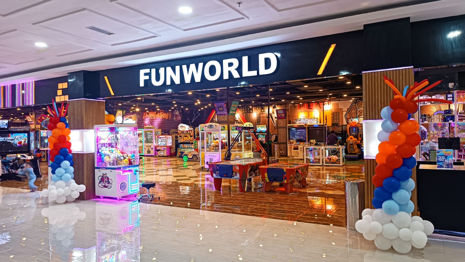 Funworld membuka outlet di Suncity Mall Lantai 3, Kabupaten Sidoarjo, Jawa Timur. (Dok: Humas Funworld)