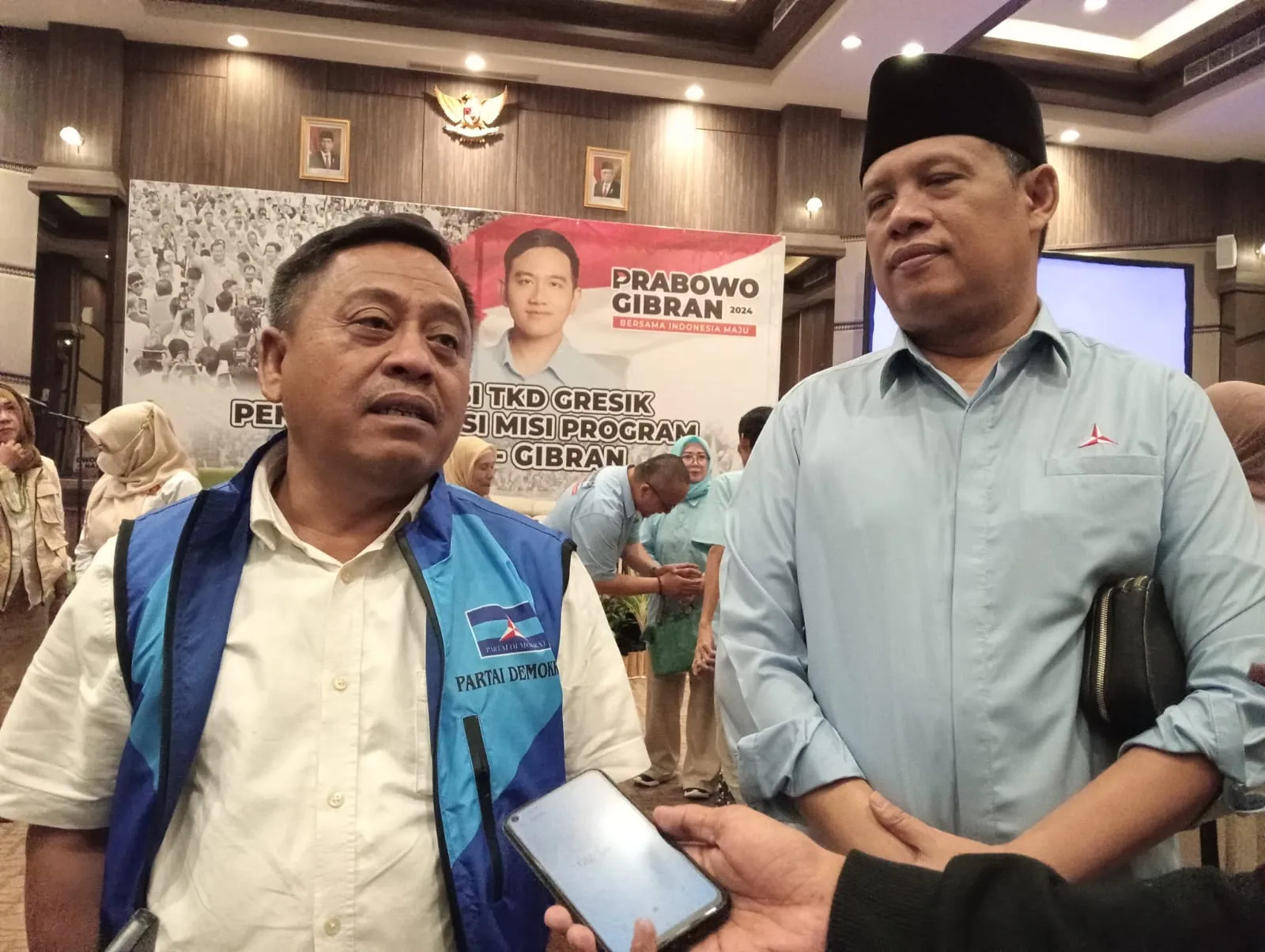 Demokrat Gresik Optimis TKD Prabowo-Gibran Menang Satu Putaran