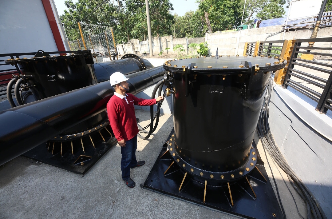 Rumah pompa di Surabaya. (Dok: Humas Pemkot Surabaya)