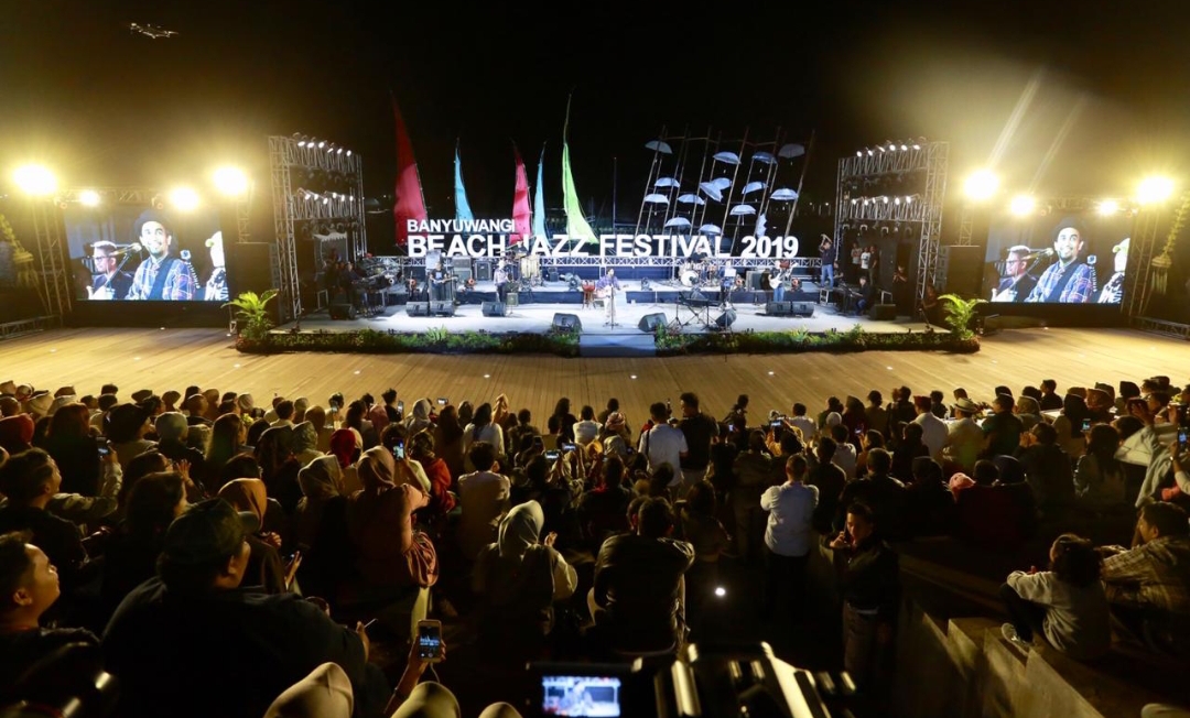 Sasana Banyuwangi Beach Jazz Festival. (Dok: Humas Pemkab Banyuwangi)