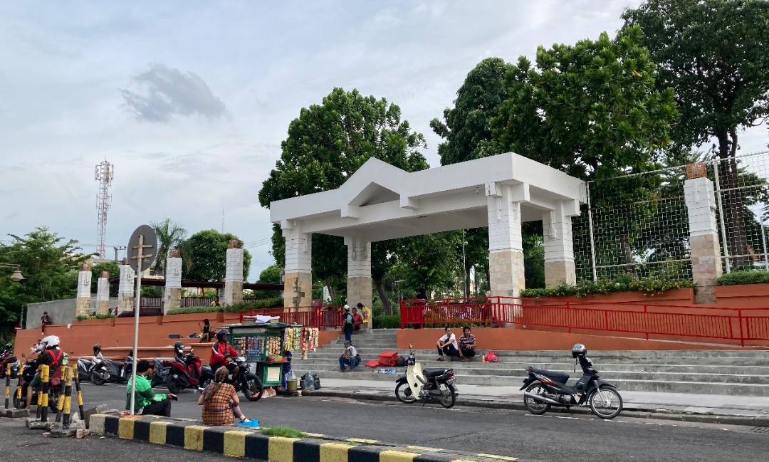 Salah satu taman bersejarah di Kota Surabaya. (Dok: Humas Pemkot Surabaya)