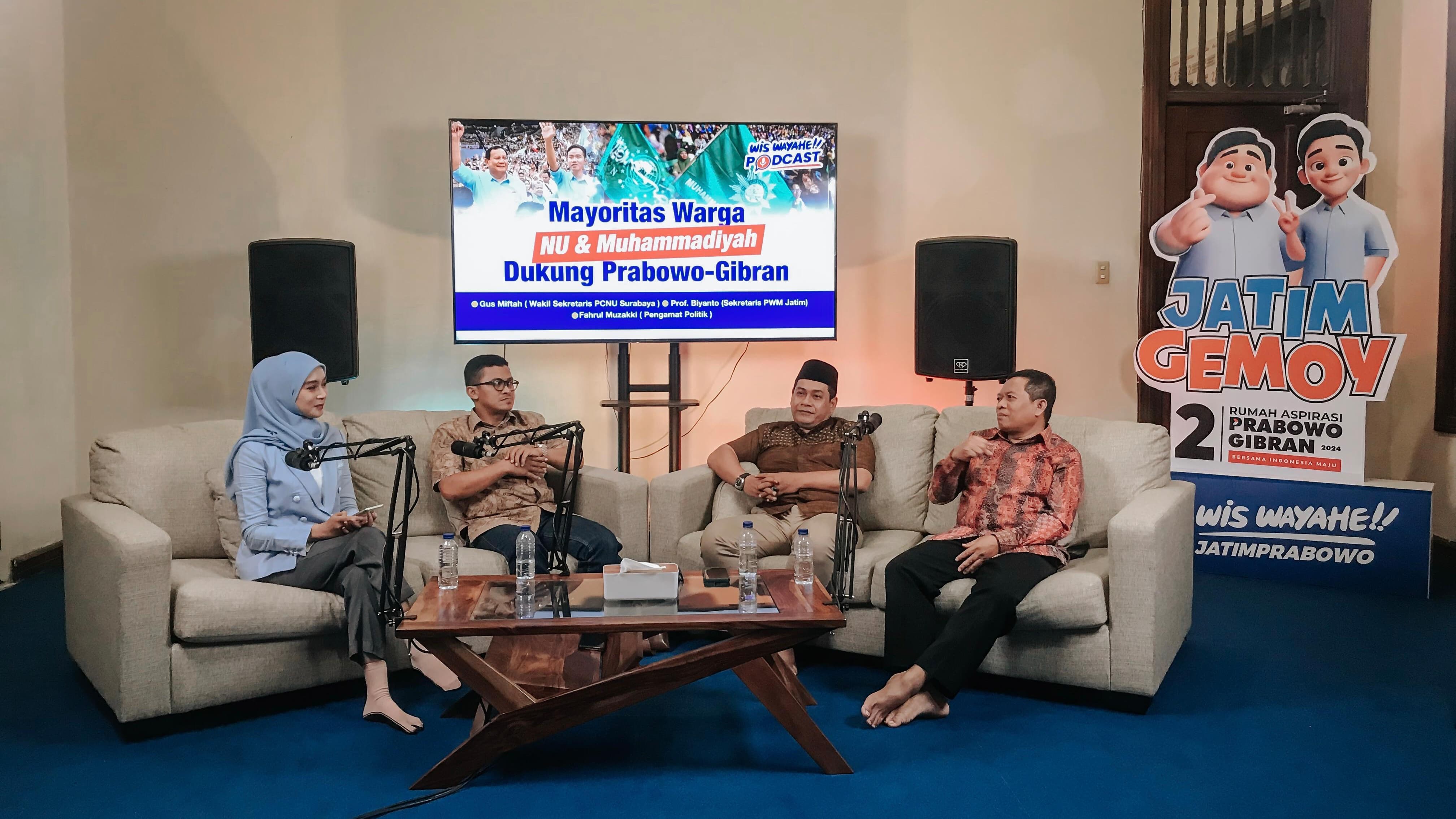 Rumah Asprasi Tim Kampanye Daerah (TKD) Prabowo-Gibran Jatim. (Dok: Humas TKD Prabowo-Gibran Jatim)