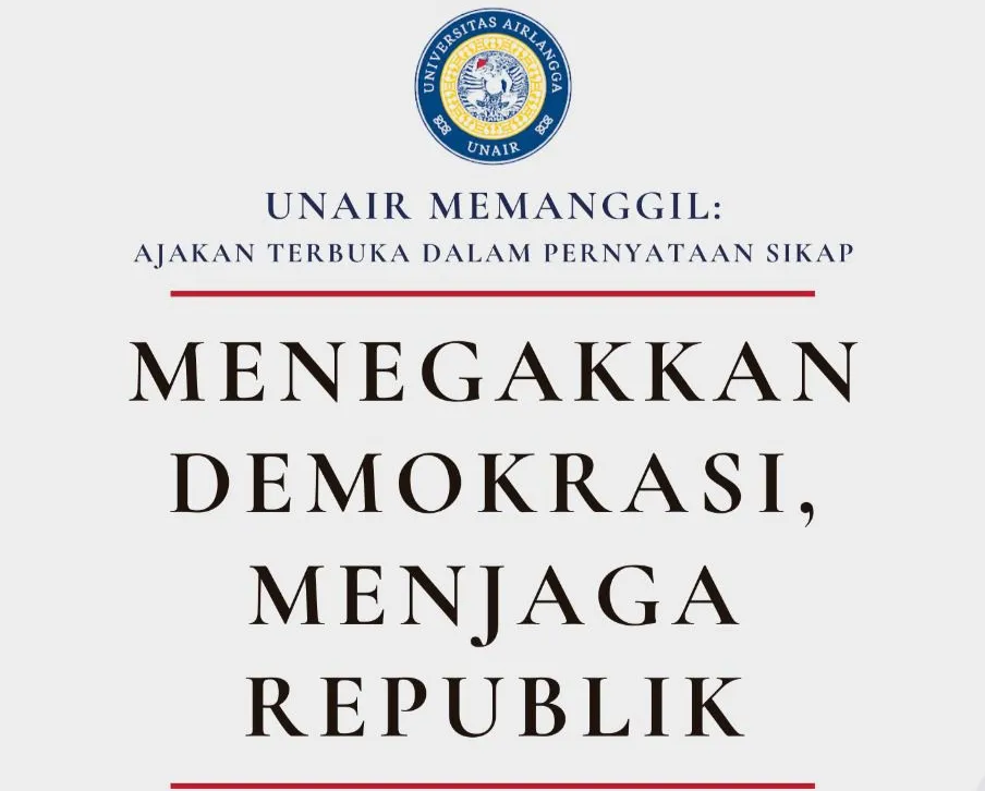 Civitas Akademik Unair Serukan Petisi Karena Jokowi Dianggap Tak Netral