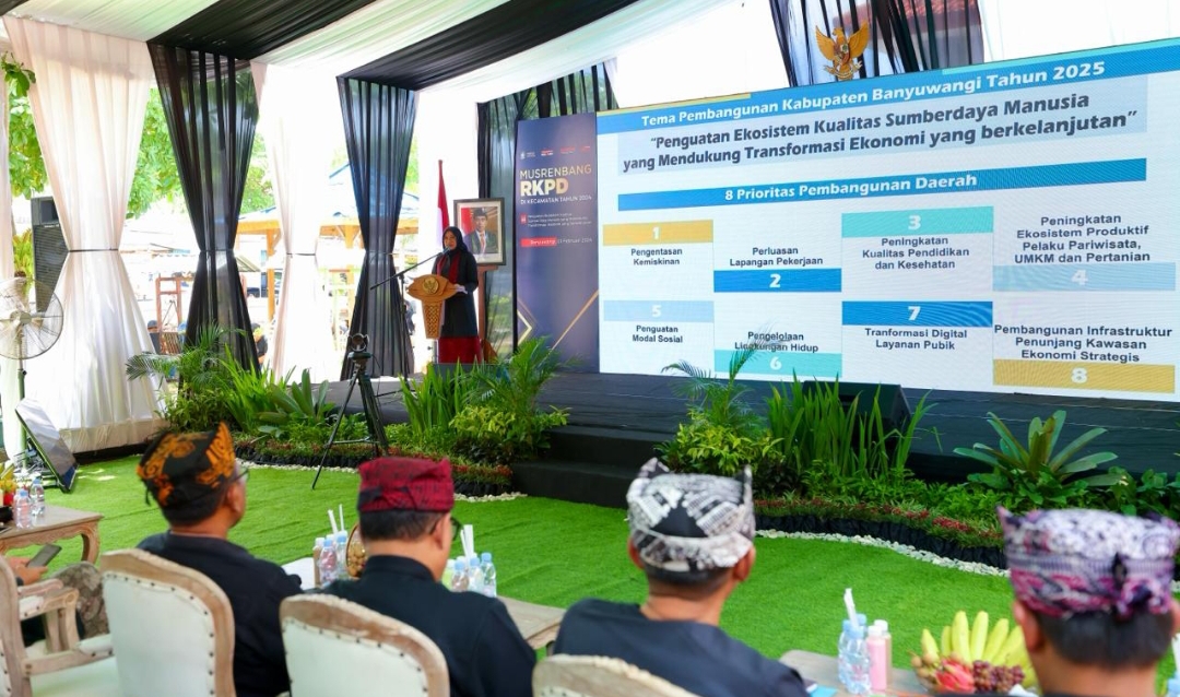 Musyawarah Perencanaan Pembangunan (Musrenbang) Rencana Kerja Perangkat Daerah (RKPD) digelar serentak di seluruh Kabupaten Banyuwangi. (Dok: Humas Pemkab Banyuwangi)