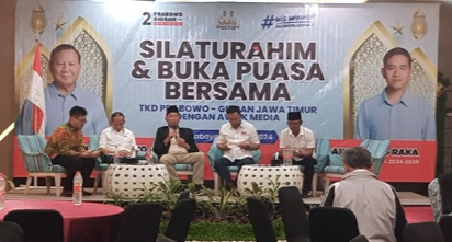 TKD Jatim menggelar silaturrahim dan buka bersama awak media. (Insani/Jurnas.net)