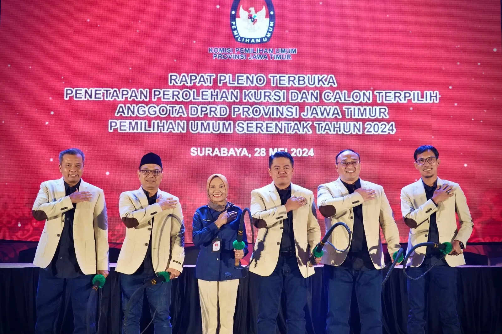 120 Caleg Ditetapkan Sebagai Anggota DPRD Jatim Terpilih Periode 2024-2029