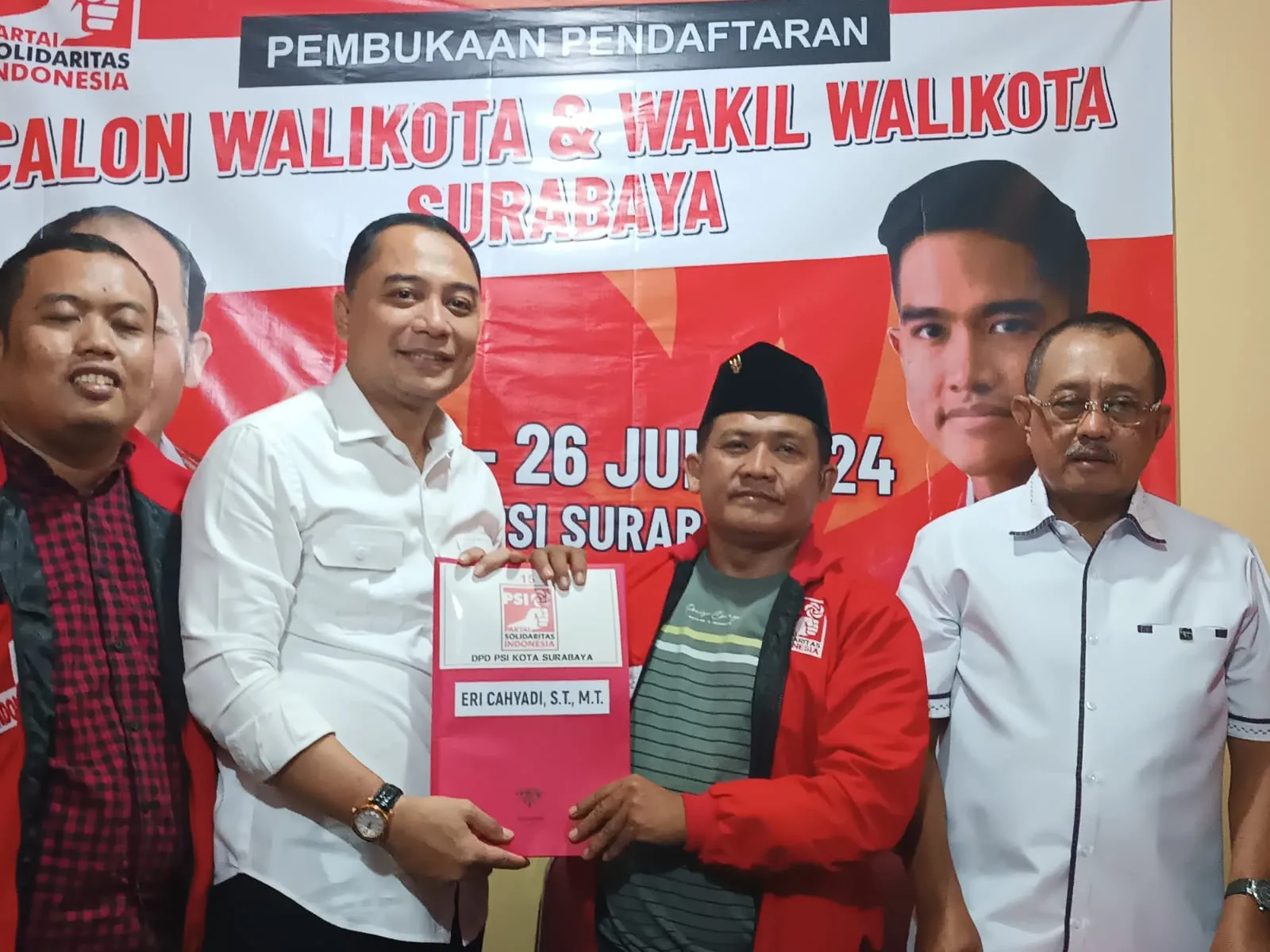 Daftar Pilkada di PSI, Eri Cahyadi: Membangun Surabaya Tak Bisa One Man Show