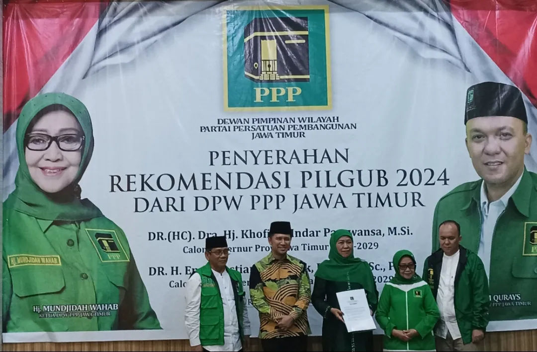 PPP Beri Rekomendasi Khofifah-Emil Dardak Pasangan Cagub-Cawagub Pilgub Jatim 2024