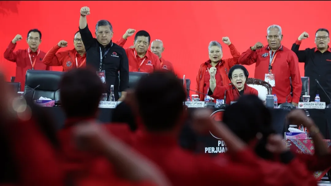 Megawati Beri Pengarahan Tertutup di Hari Kedua Rakernas V PDIP