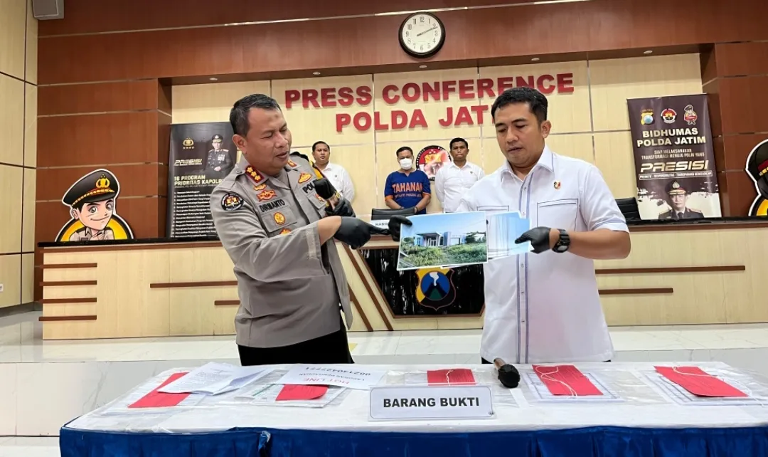 Polda Jatim Tangkap Pelaku Penipuan Apartemen Senilai Rp8 Miliar