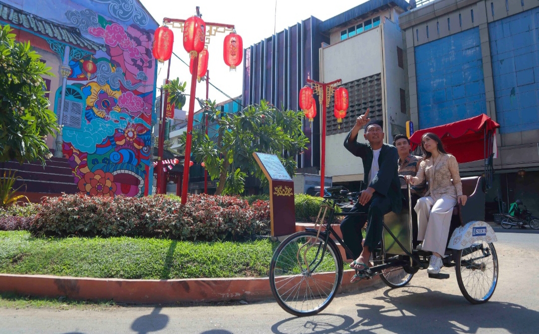 Suasana keindahan Kota Lama bersejarah di Surabaya. (Insani/Jurnas.net)