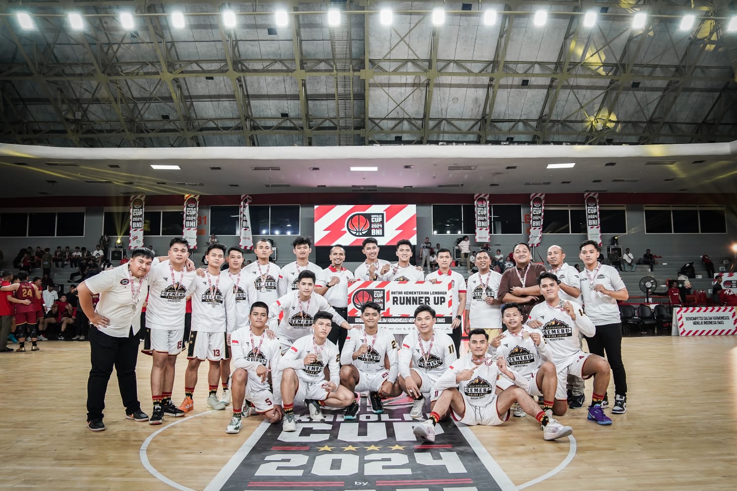 Tim Basketball Semeru Polda Jawa Timur. (Istimewa)