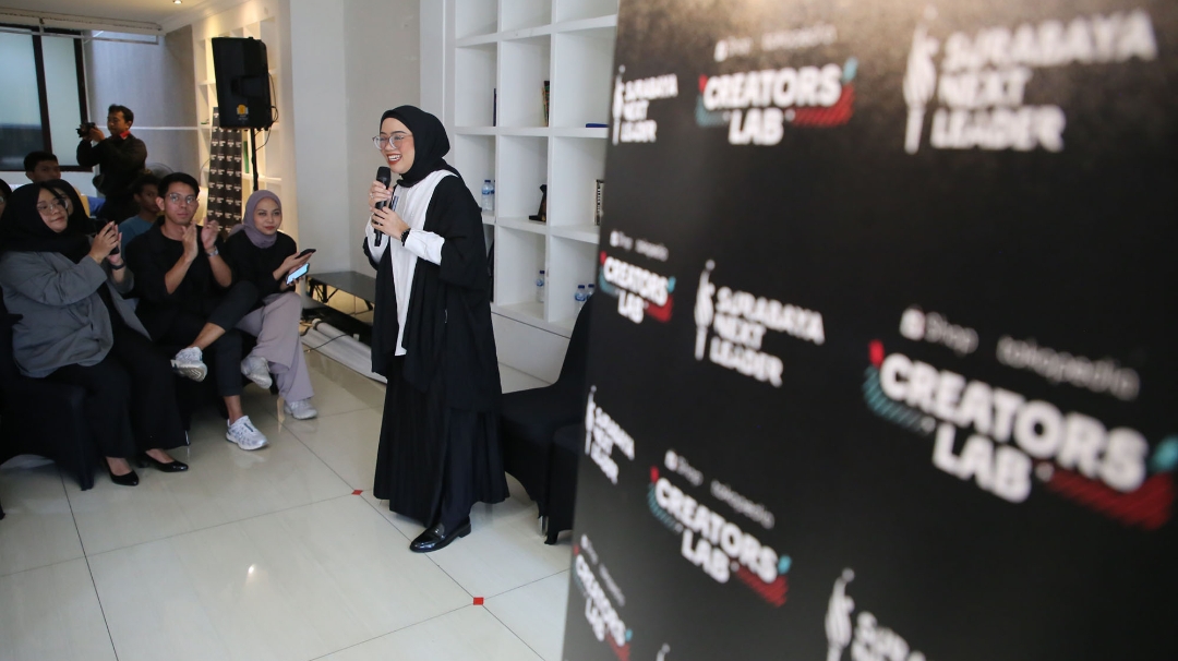 Pemerintah Kota (Pemkot) Surabaya menggelar pelatihan untuk kreator muda bagi pelaku UMKM. (dok: Humas Pemkot Surabaya)