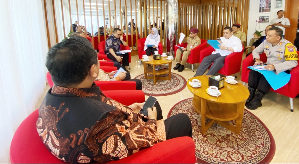 Bupati Banyuwangi Ipuk Fiestiandani menemui Badan Narkotika Nasional (BNN) pusat. (Dok: Humas Pemkab Banyuwangi)