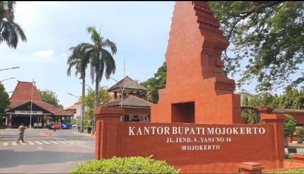 Kantor Bupati Mojokerto (tanpak depan). Istimewa