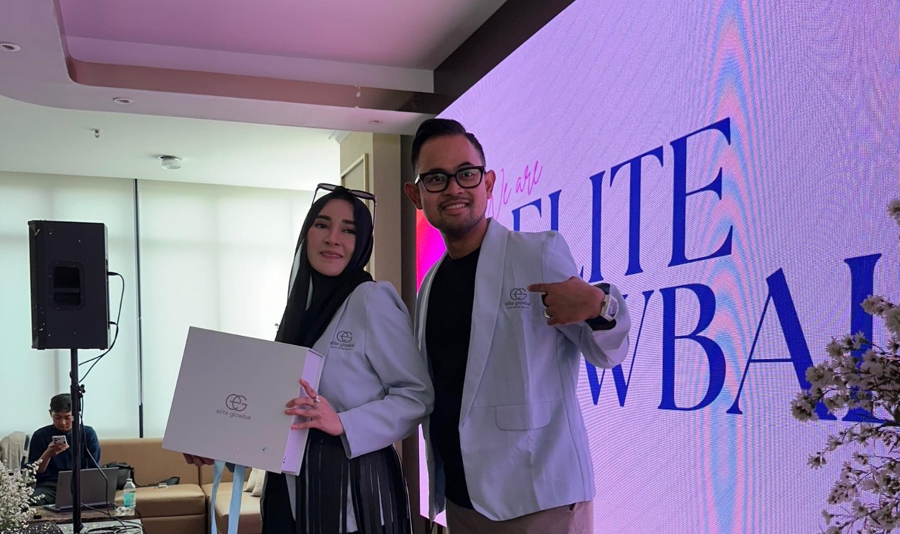Founder dan Owner MS GLOW, Shandy Purnamasari, di sela Bentuk Elite Glowbal, Wadah Bagi Para Mitra. (Istimewa)