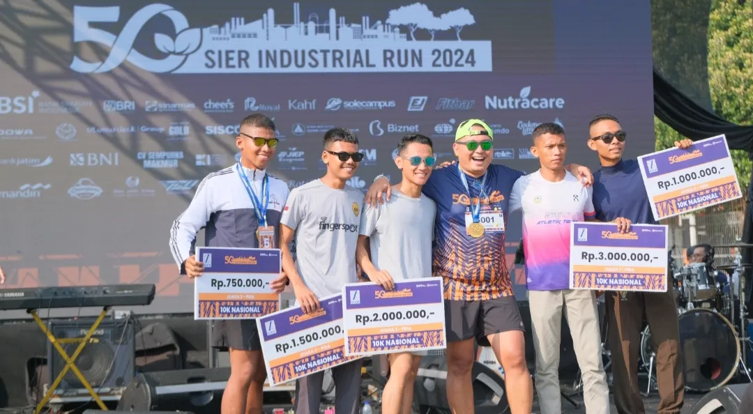 Ribuan Peserta Ikuti SIER Industrial Run 2024, Lari Menyusuri Kawasan Industri Hijau 