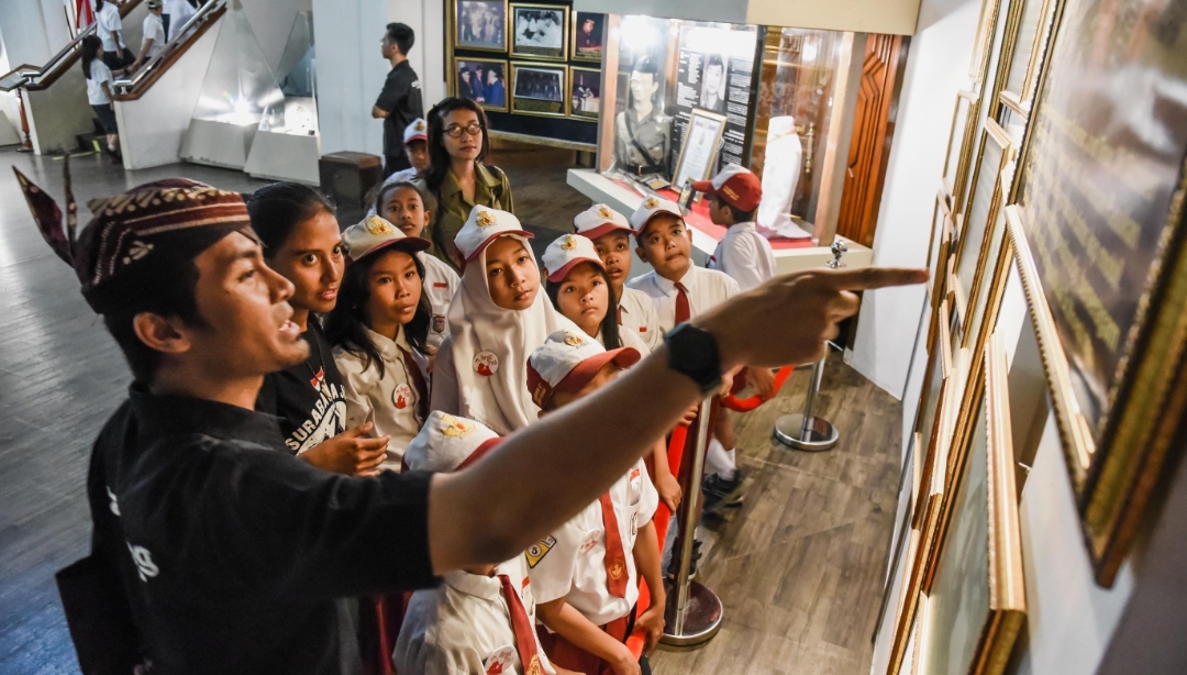 Pelajar Kunjungi Museum Bersejarah Surabaya. (Dok: Humas Pemkot Surabaya)