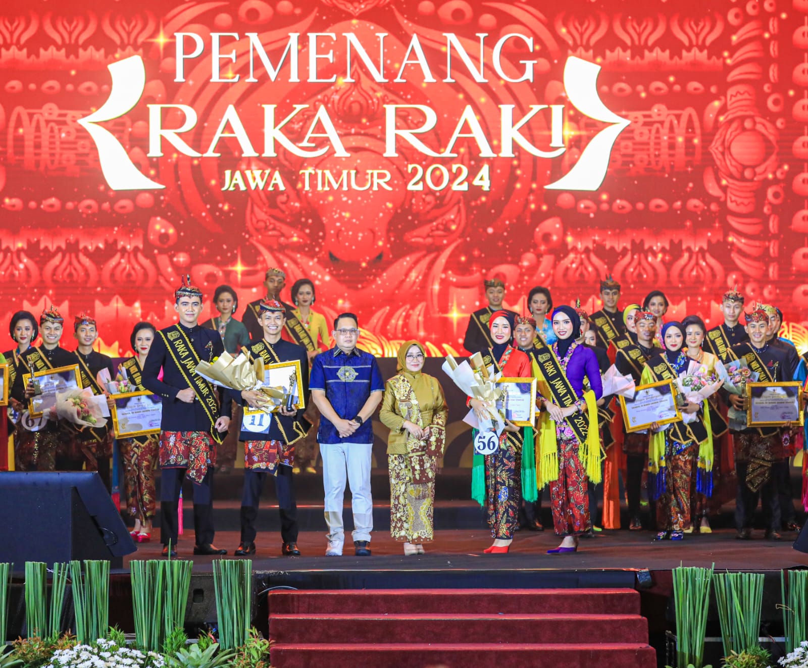 Penjabat (Pj) Gubernur Jatim, Adhy Karyono, dalam acara Grand Final Raka Raki Jatim 2024 di Graha Unesa Surabaya. (Insani/Jurnas.net)