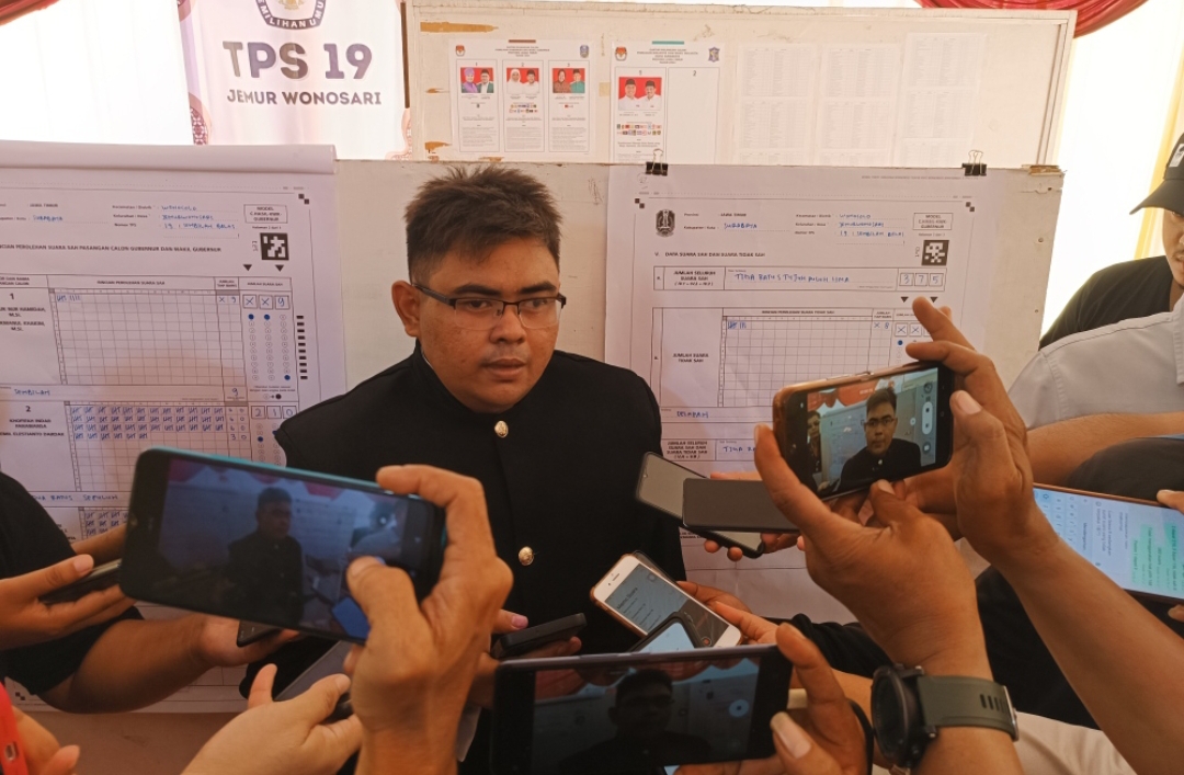Ketua Panitia Pemungutan Suara (PPS), Ahmad Trian Setiabudi. (Insani/Jurnas.net)